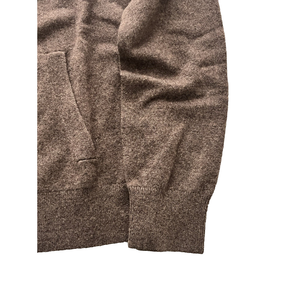Quince Mongolian Cashmere Full Zip Hoodie Womens S Brown Sweater Capsule Luxury - Picture 6 of 9